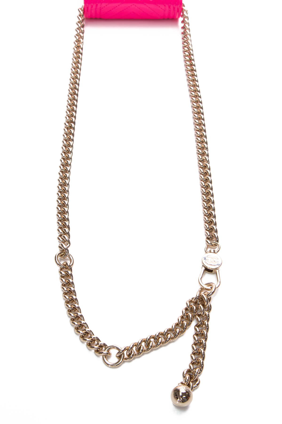 Chanel Hot Pnk Patent Boy Waist Bag