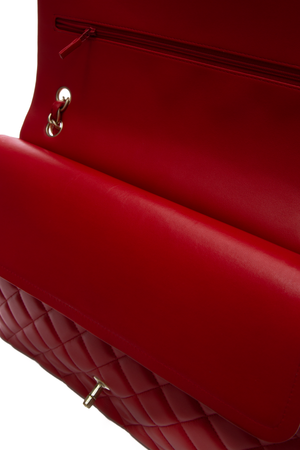Chanel Maxi Lambskin Double Flap Bag