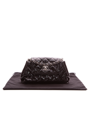 Chanel Black Coco Shine Flap Bag