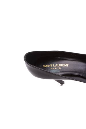 Saint Laurent Black Janis 80 Pumps - Size 36.5