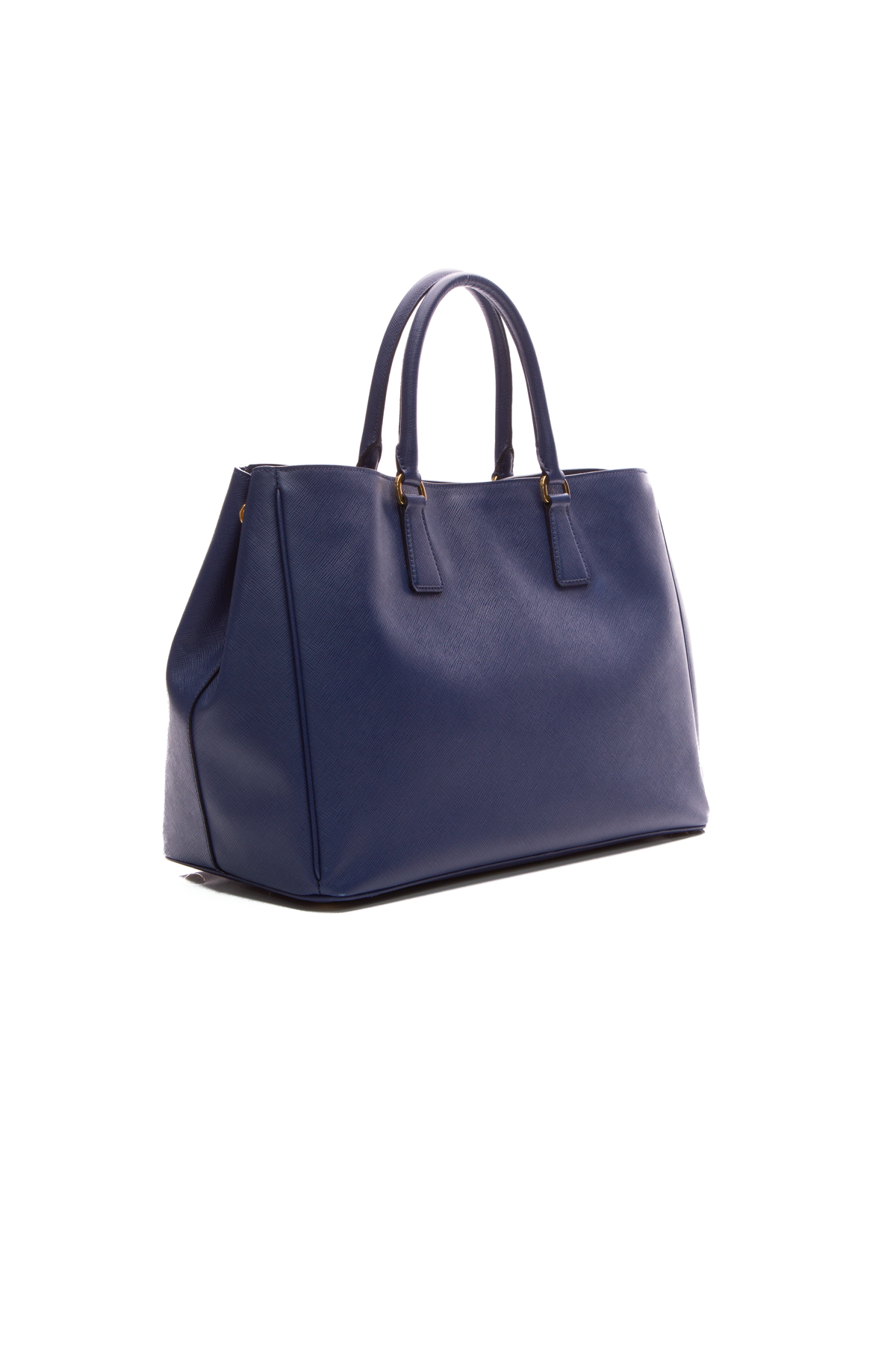Prada Blue Saffiano Tote Bag 