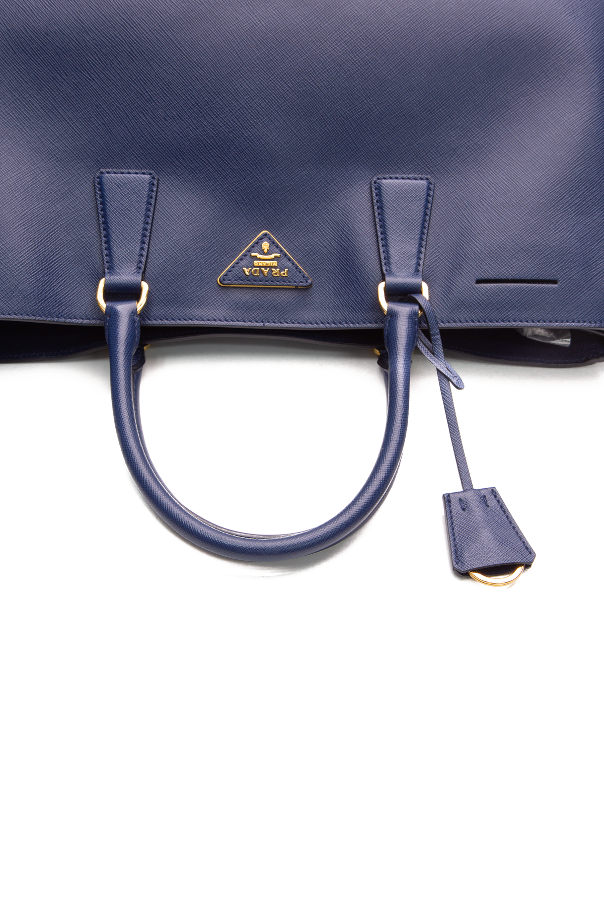 Prada Blue Saffiano Tote Bag 