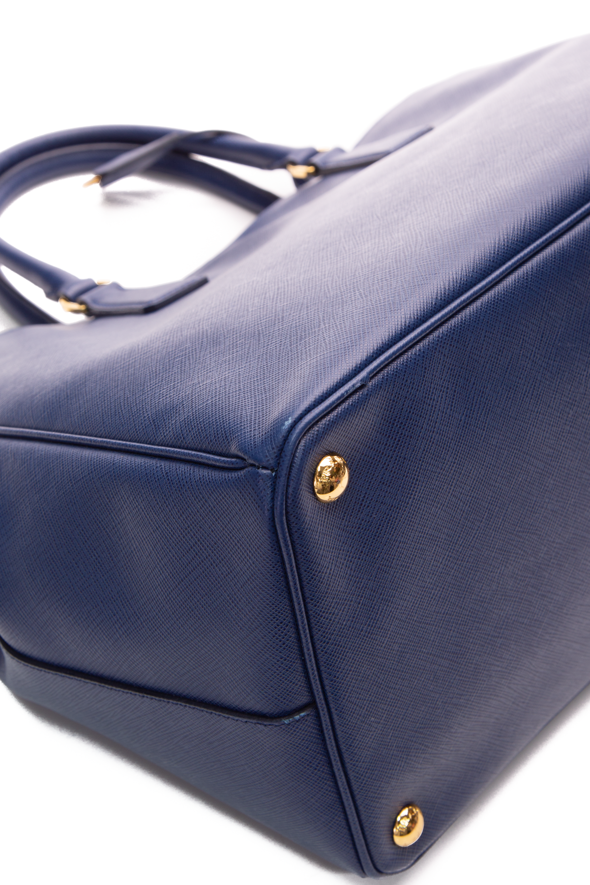 Prada Blue Saffiano Tote Bag 