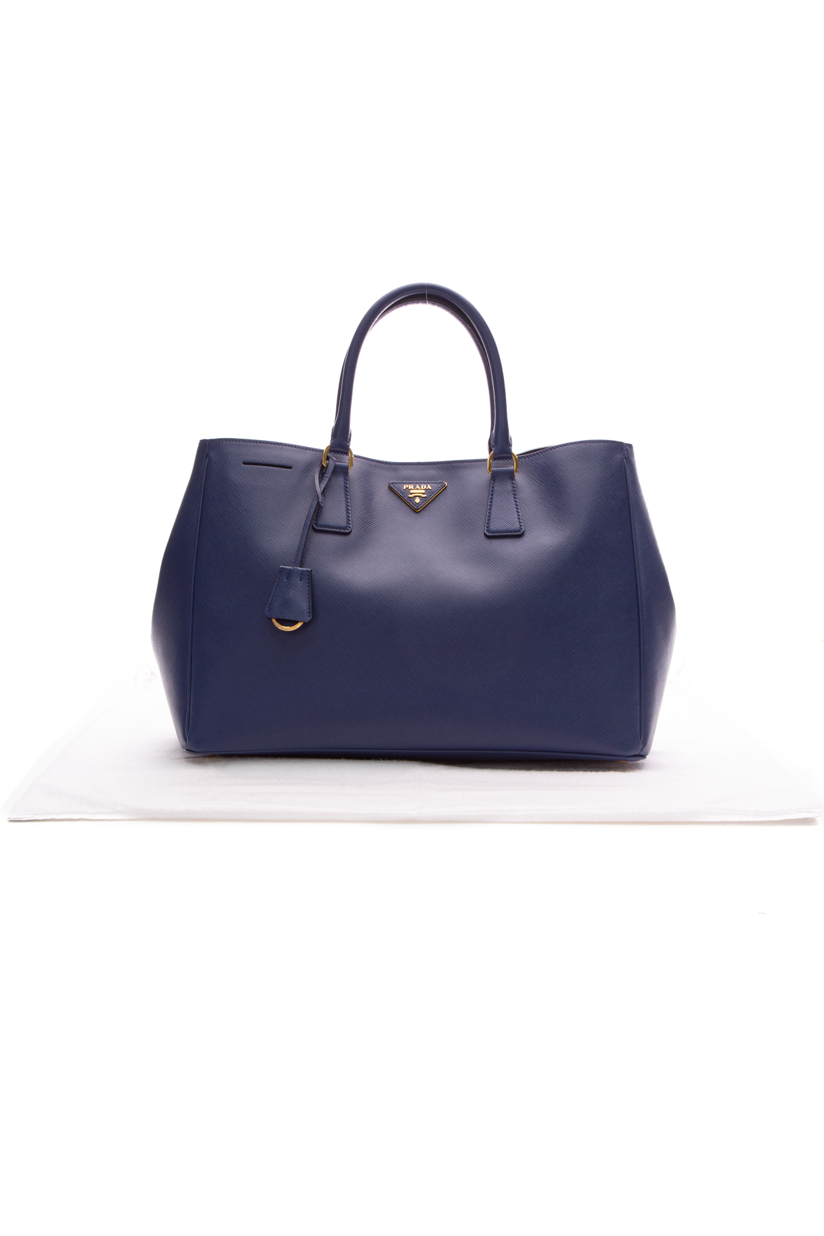 Prada Blue Saffiano Tote Bag 