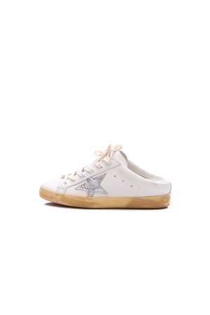 Golden Goose White Slip On Sneakers - Size 34