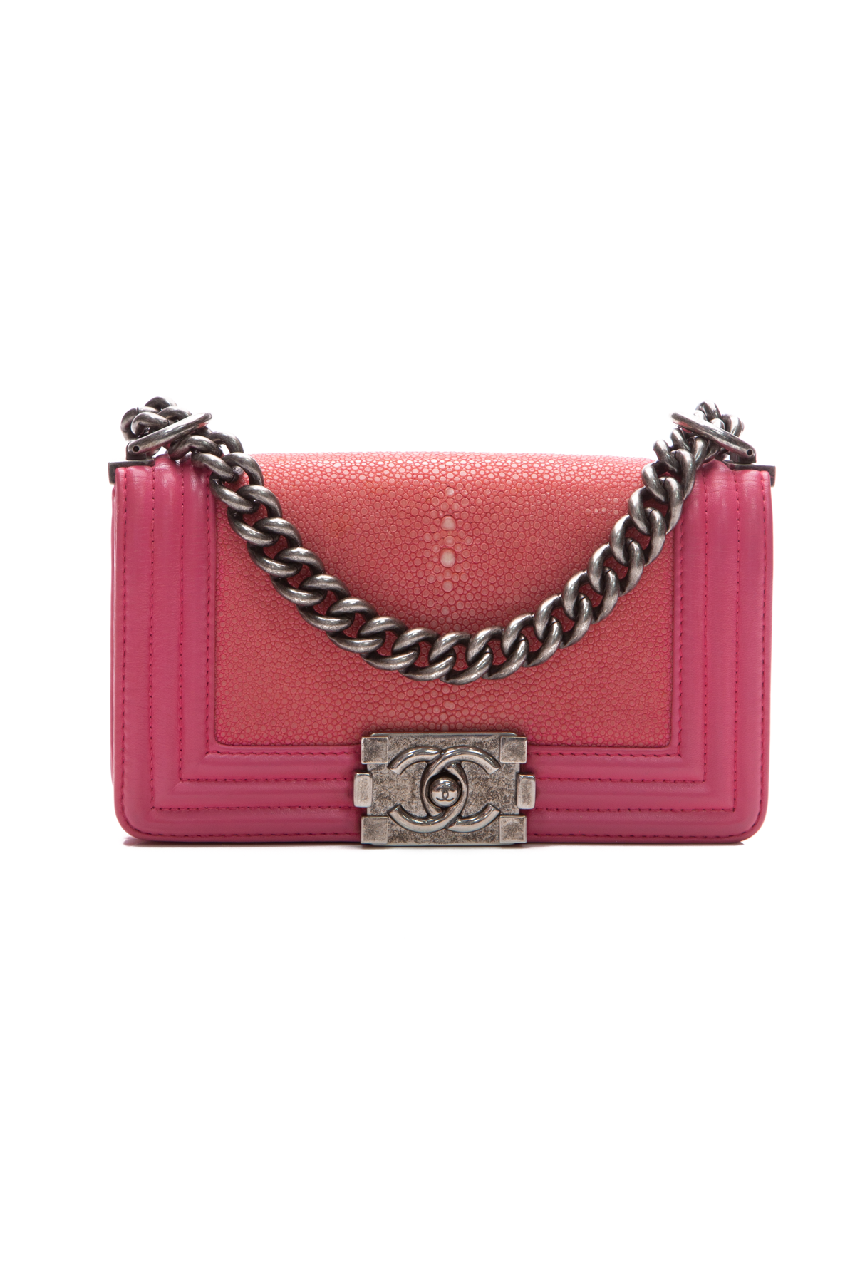 Chanel Galuchat Stingray Small Boy Bag Couture USA