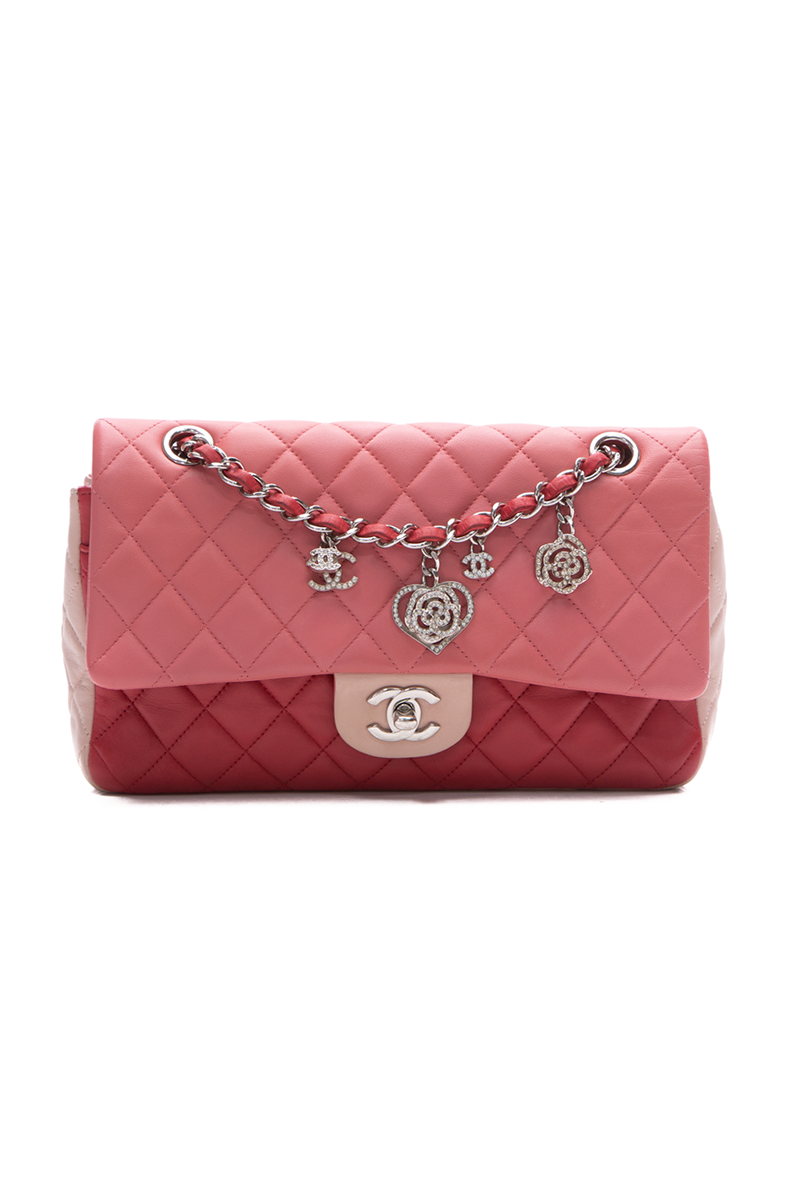 Chanel Valentine Charms Flap Bag Couture USA