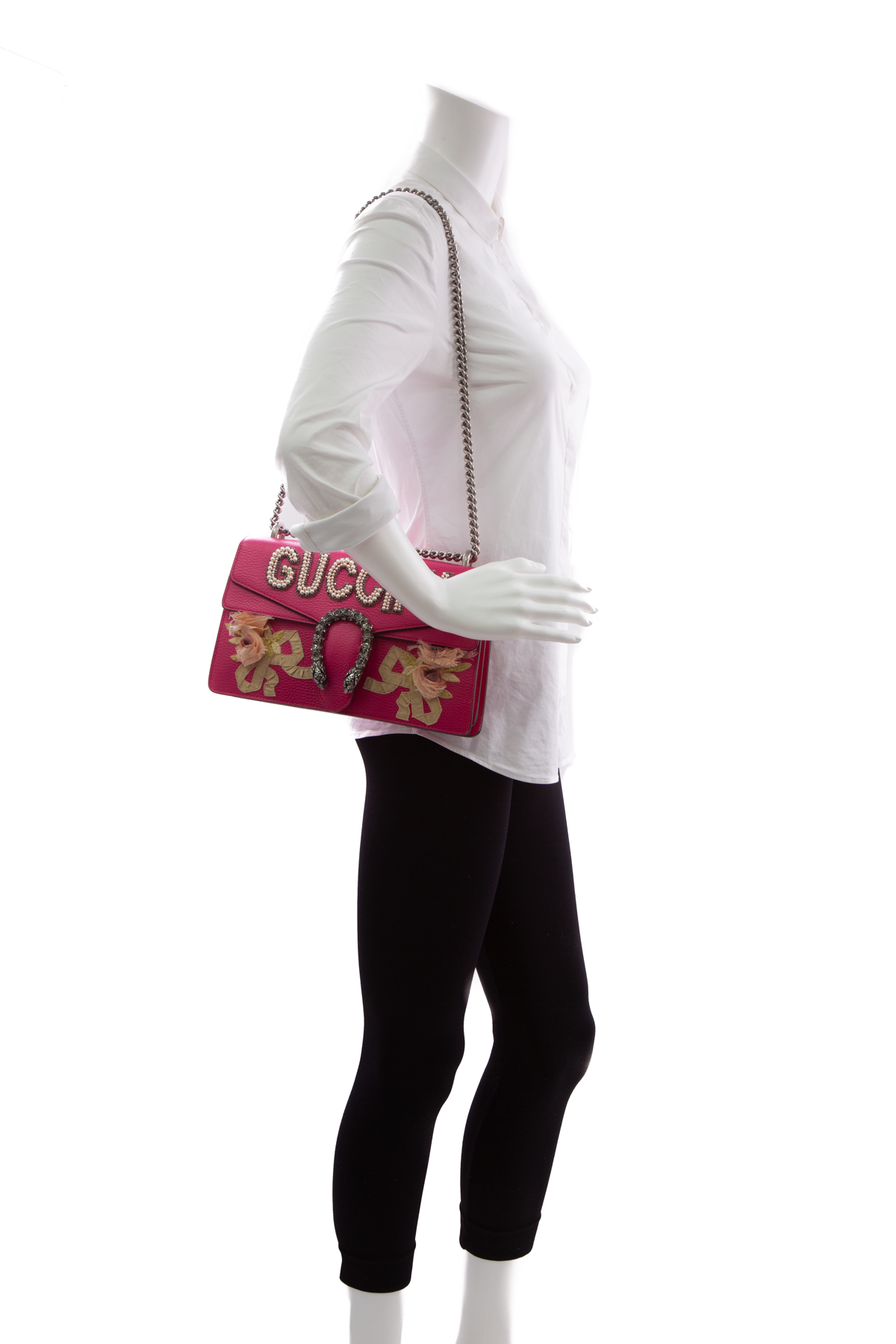 Gucci Medium Pearl Guccify Dionysus Bag Couture USA