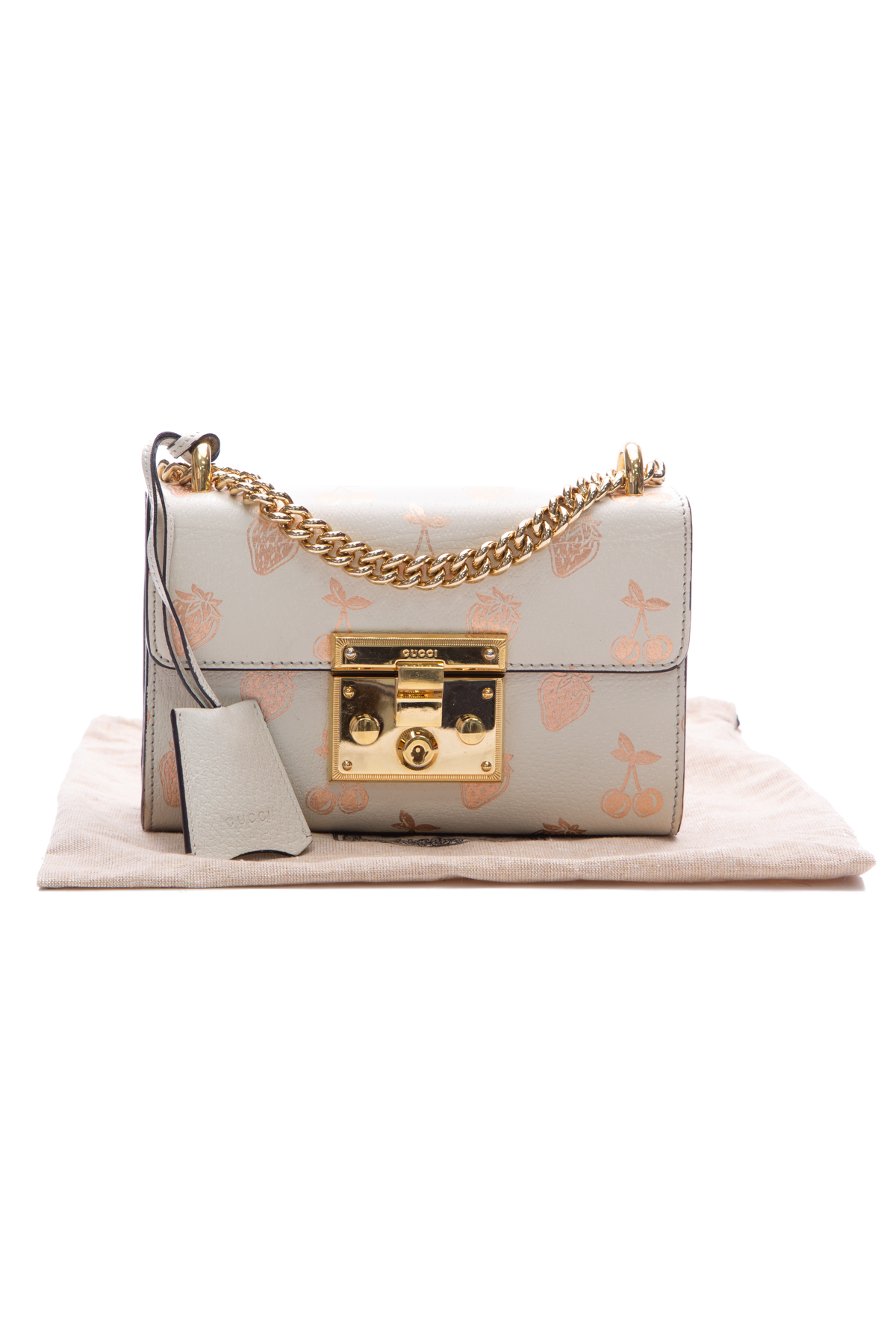 Gucci padlock shoulder online bag small