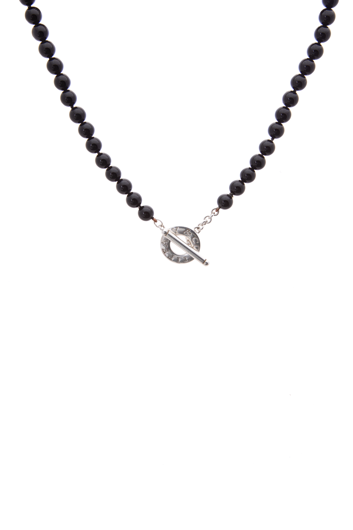 Tiffany black sale onyx toggle necklace