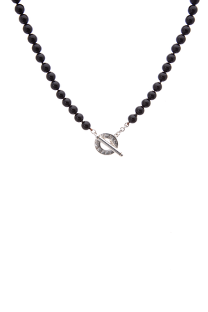 Tiffany & Co. Onyx Bead Necklace