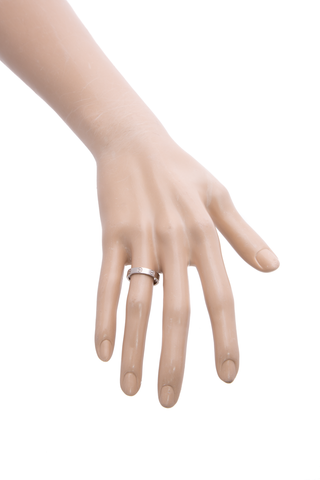 Cartier White Go Love Band Ring