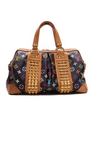  Louis Vuitton Black Multicolore Courtney Bag