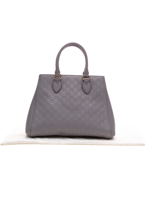 Gucci Grey Guccissima Tote Bag