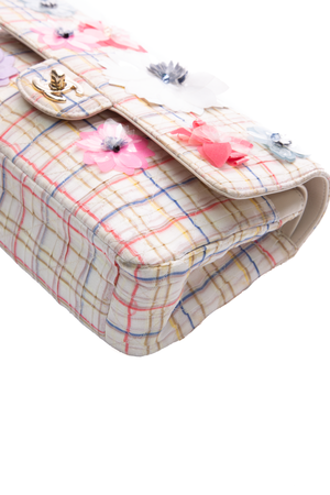 Chanel Flower Embellished Medium Double Flap Bag