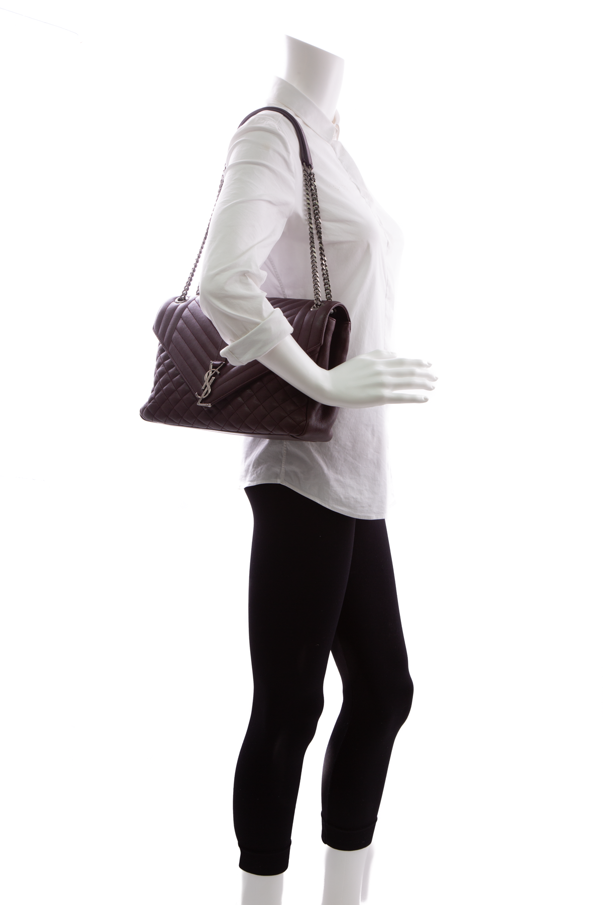 Saint laurent sales soft envelope bag