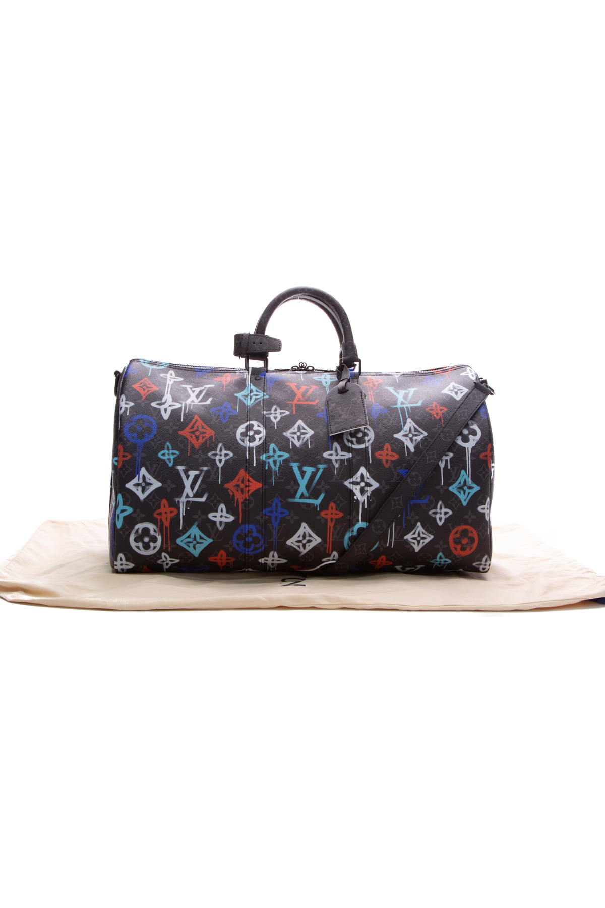 Louis Vuitton Graffiti Keepall 50 Bandouliere - Couture USA