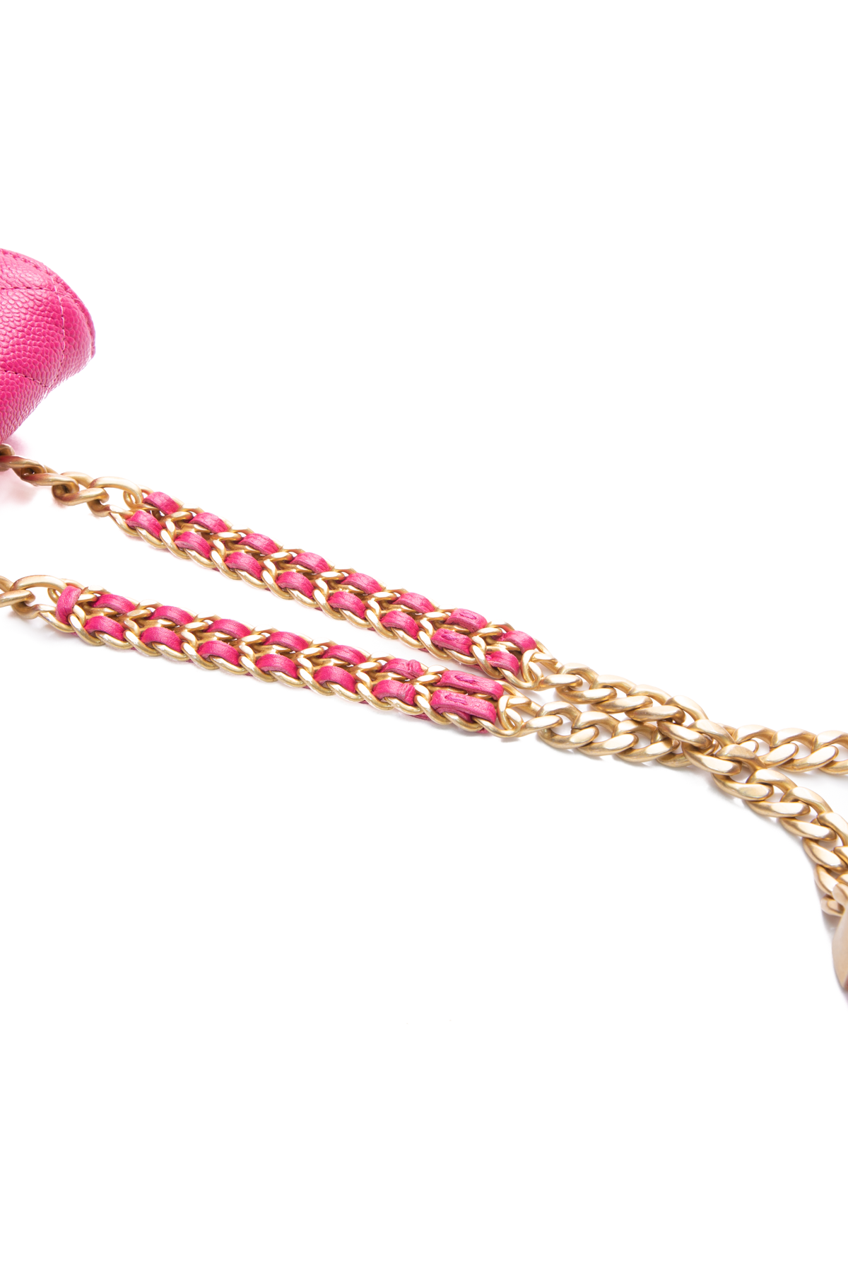 Chanel Pink Melody Chain Belt Bag