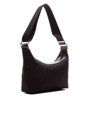 Gucci Black Saddle Zip Messenger Bag
