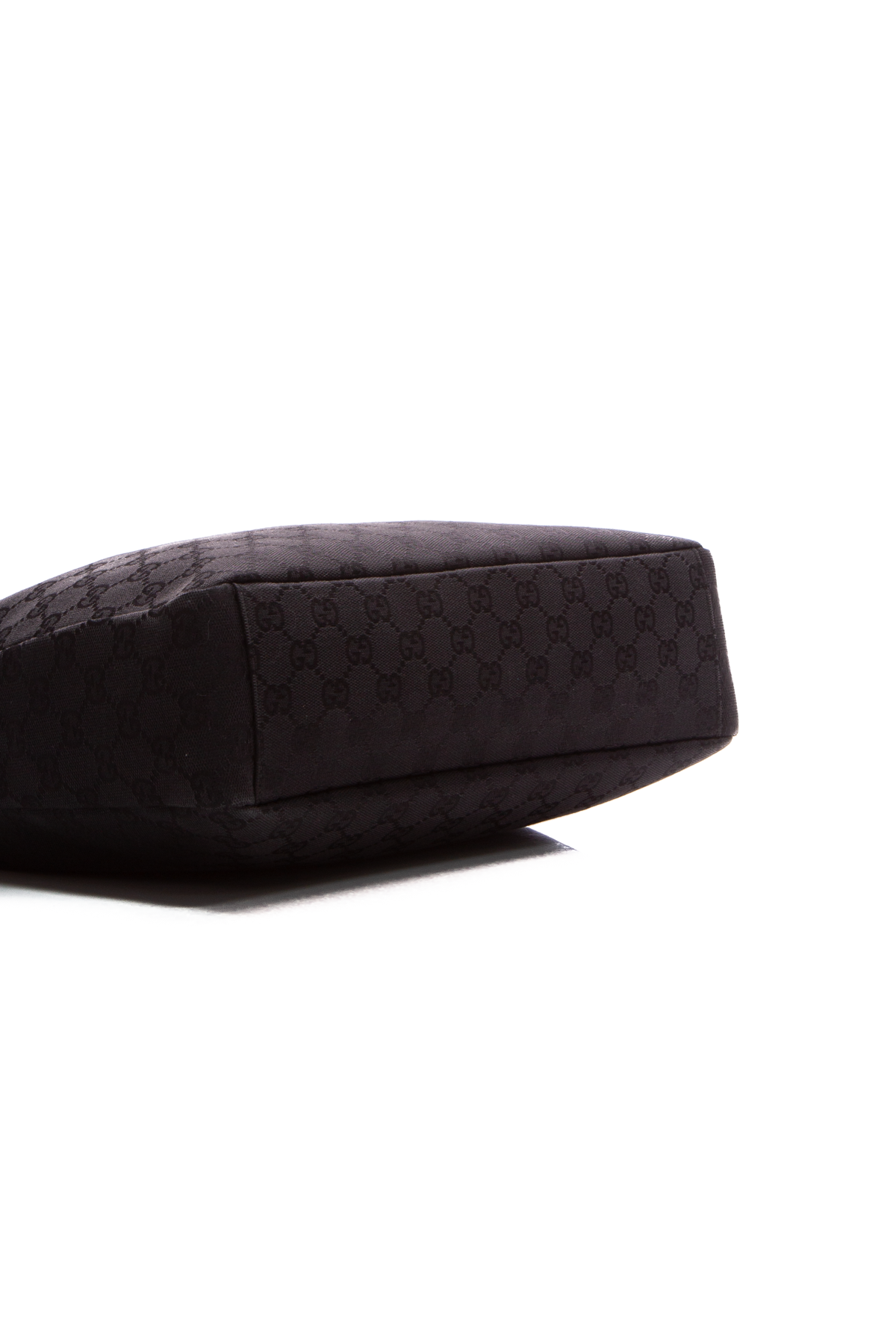 Gucci Black Saddle Zip Messenger Bag