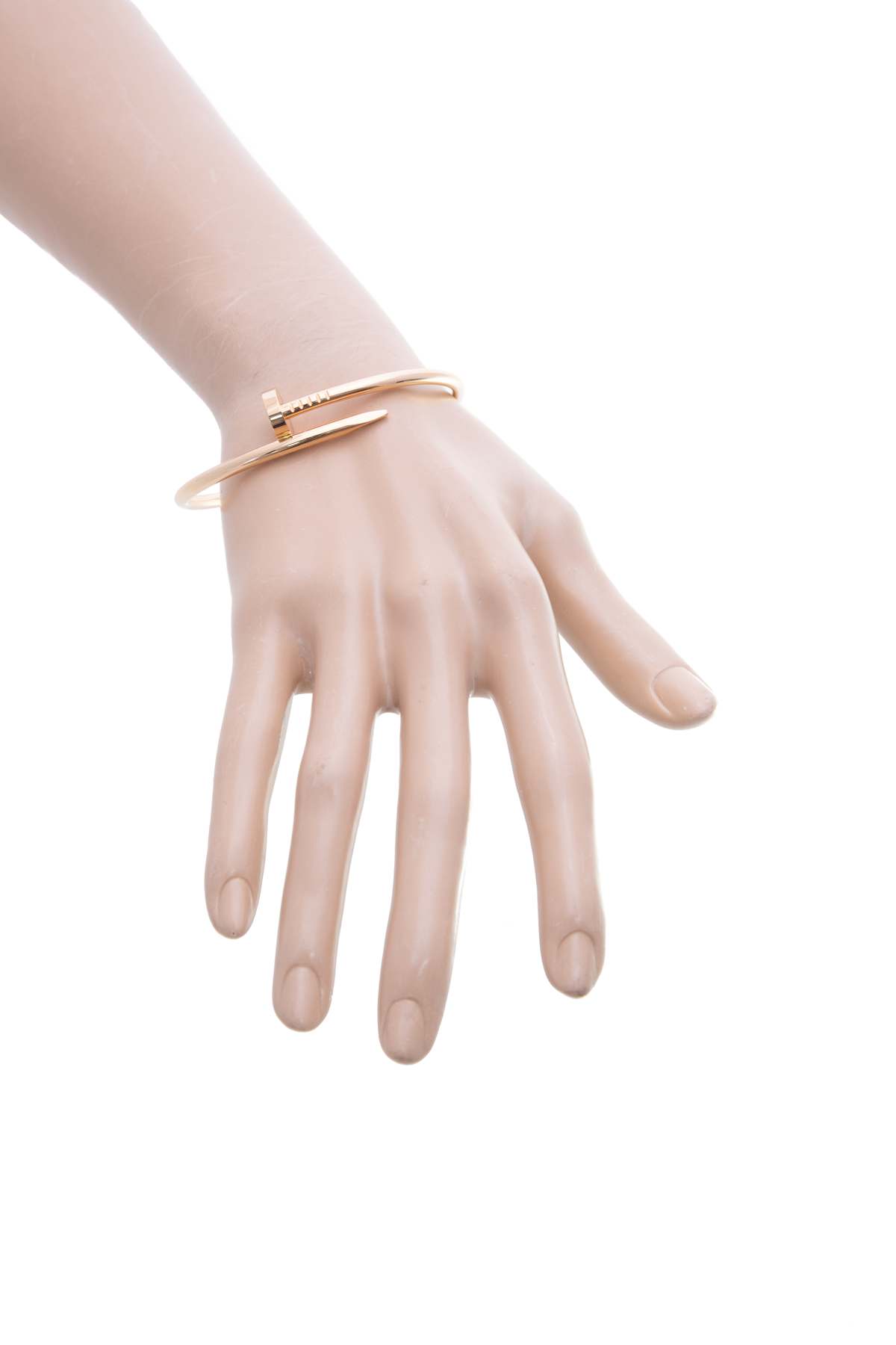 Cartier Juste Un Clou 18 Karat Rose Gold Diamond Nail Bracelet | Keyamour