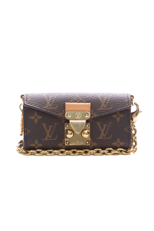 Louis Vuitton Monogram Bitsy Bag On Chain