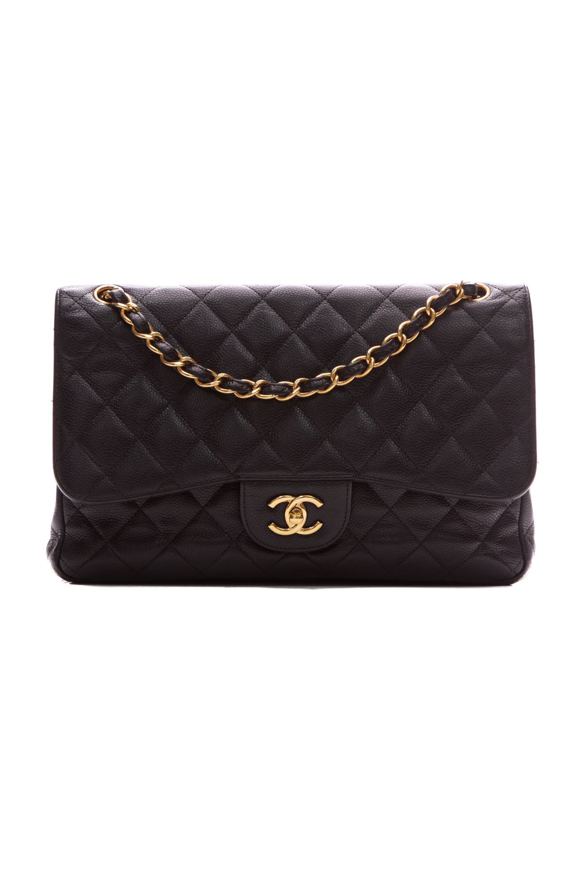 Chanel Jumbo Caviar Double Flap Bag