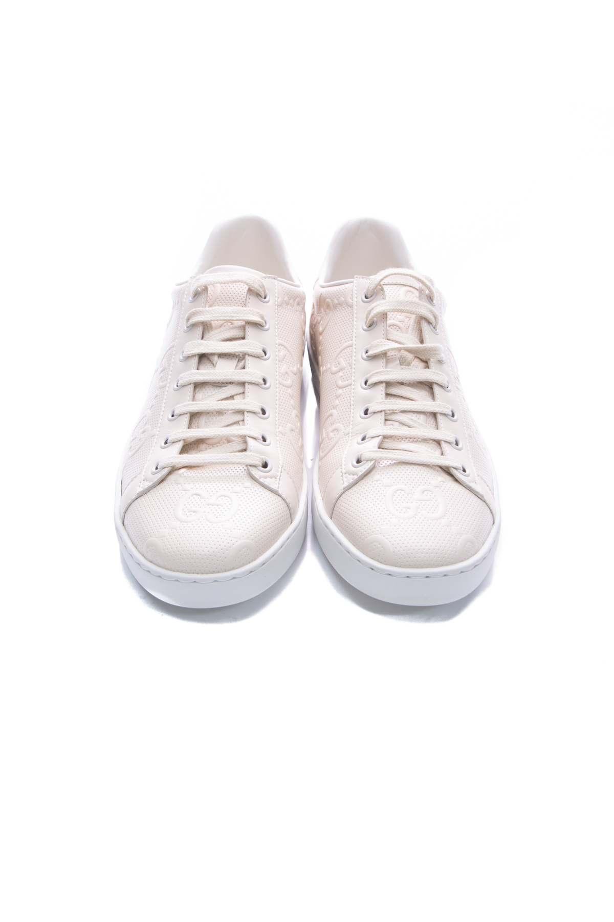 Gucci Ace GG Embossed Sneaker - Size 41.5