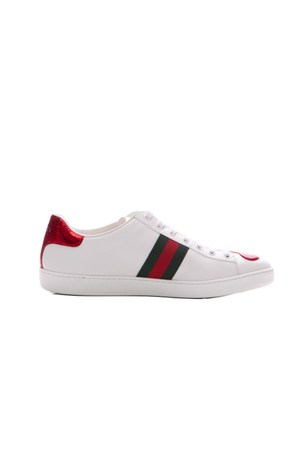 Gucci Heart Ace Sneakers - Size 41.5