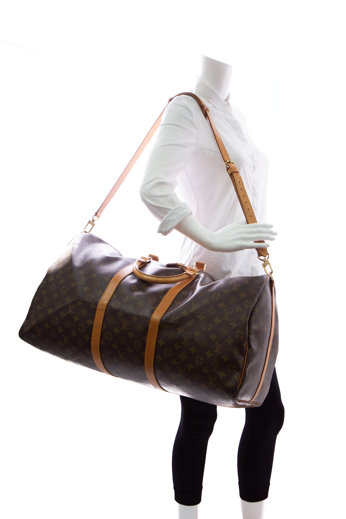 Louis Vuitton Vintage Keepall 60 Bandouliere Travel Bag