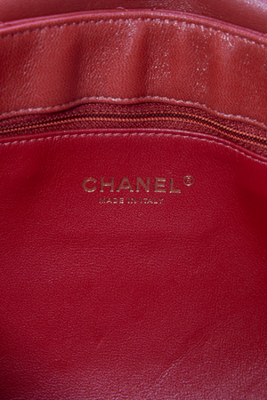 Chanel Chevron Envelope Clutch