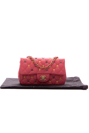  Chanel Pink Lucky Charms Flap Bag 