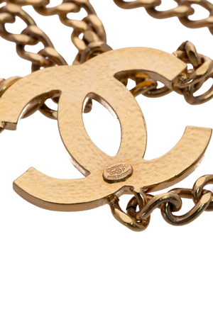 Chanel Gold CC Skinny Chain Belt