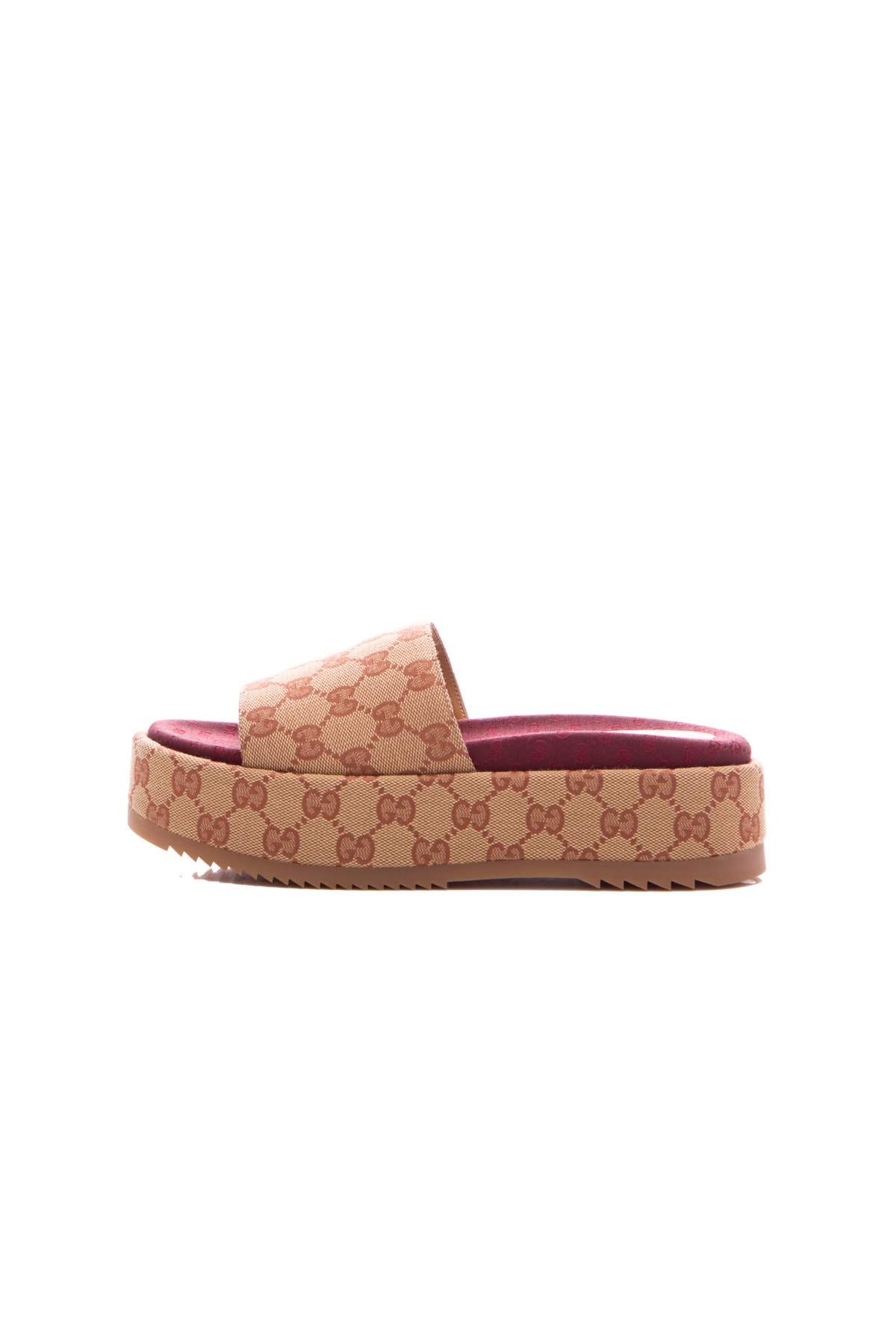 Gucci Angelina Platform Slide Sandals Size 37 Couture USA