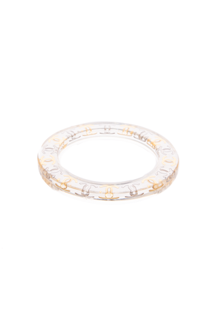 Chanel Vintage CC Lucite Bangle