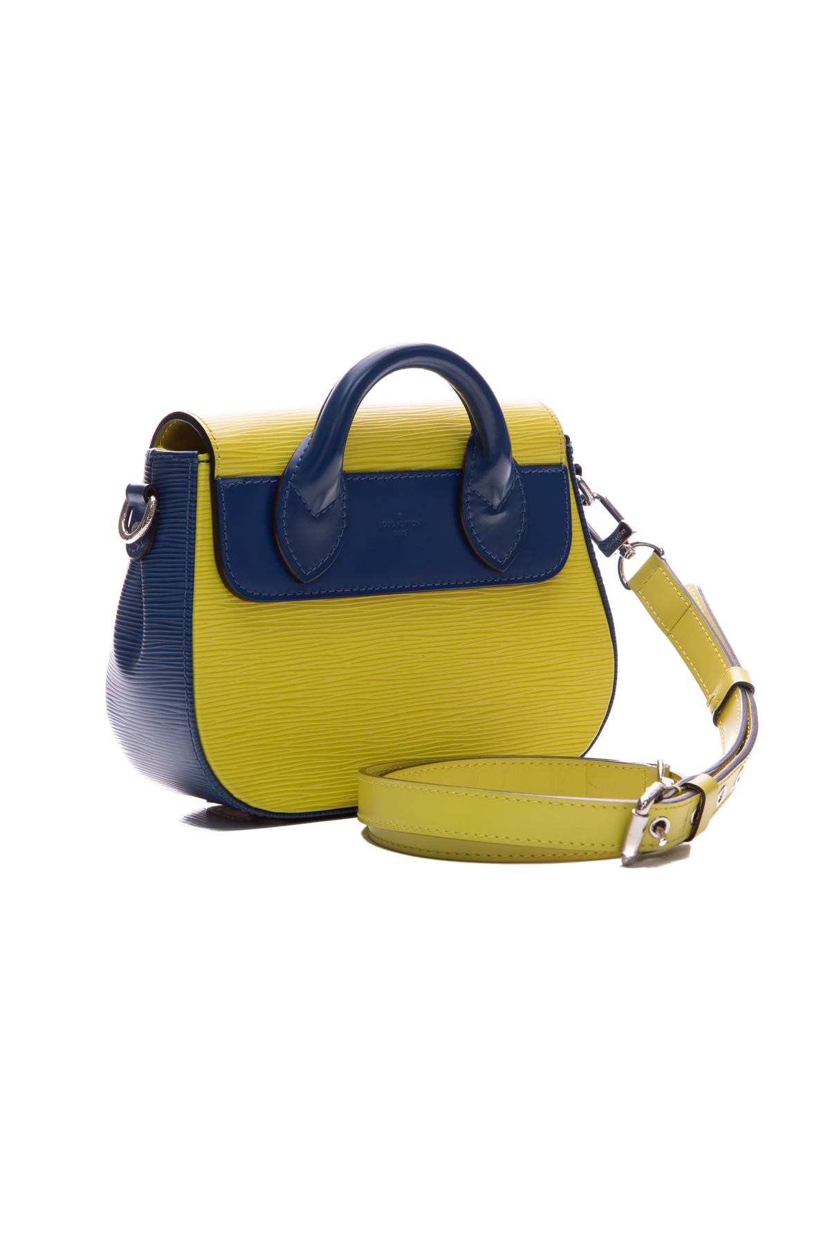 Louis Vuitton Yellow/Blue Epi Eden Bag