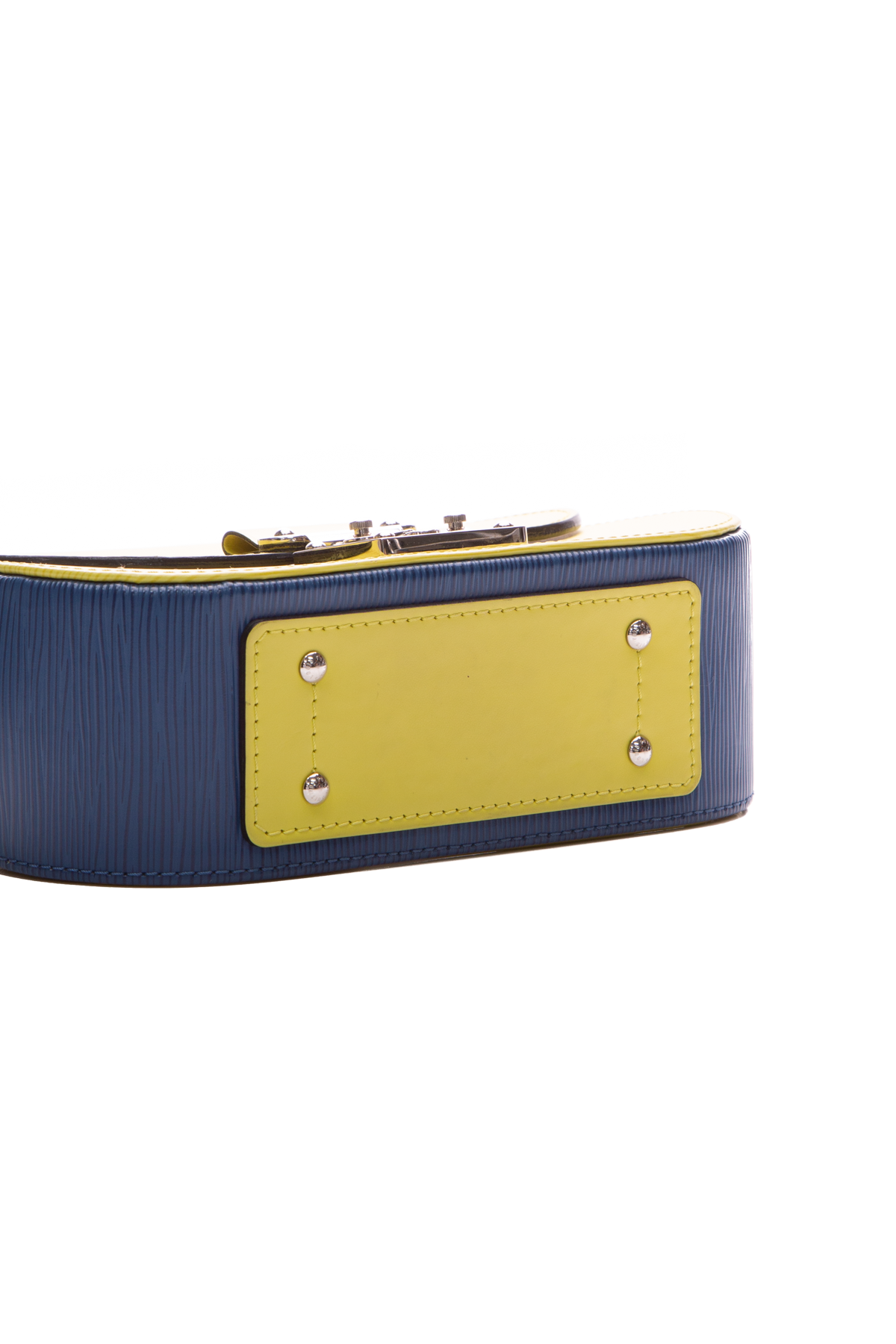 Louis Vuitton Yellow/Blue Epi Eden Bag