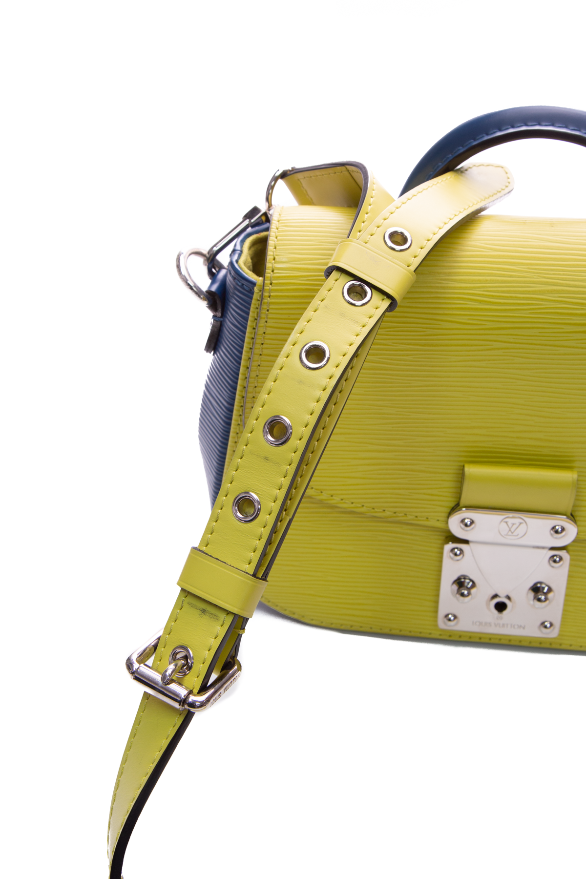 Louis Vuitton Yellow/Blue Epi Eden Bag