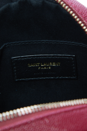 Saint Laurent Round Vinyle Camera Bag