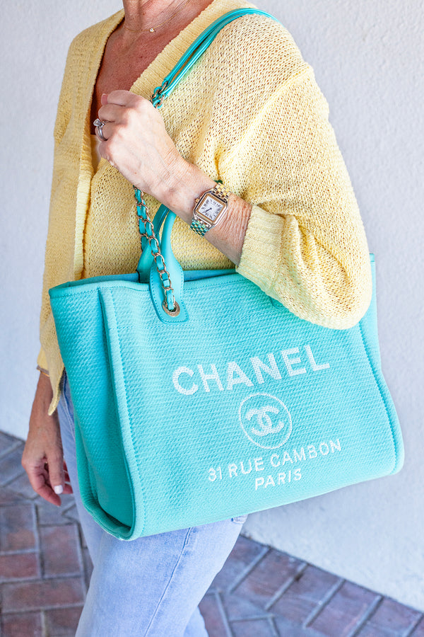Chanel Deauville Shopping Tote Bag - Couture USA
