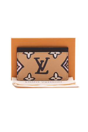 Louis Vuitton Wht/tan Wild At Heart Card Holder