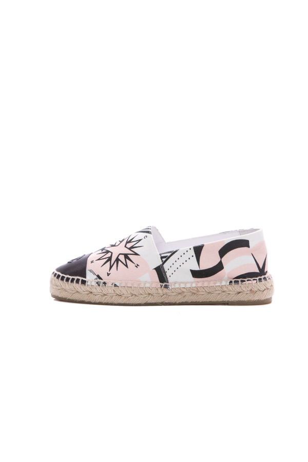 Chanel Canvas CC Espadrilles Size 37 Couture USA