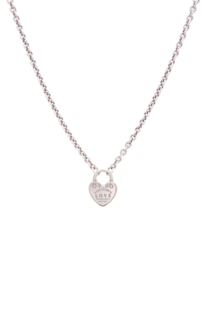 Tiffany Silver RTT Love Padlock Necklace