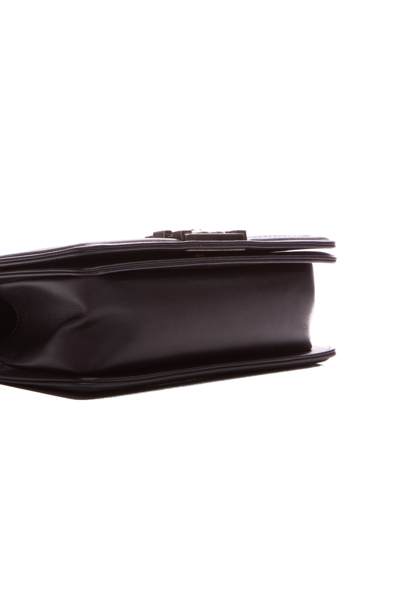 Chanel Blk/Wht Woven Boy Bag