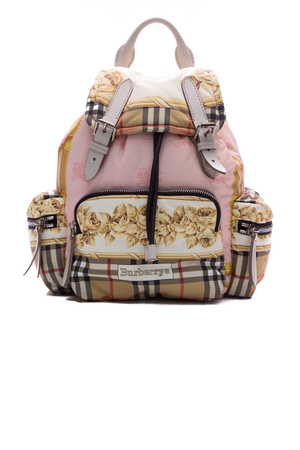 Burberry Scarf Print Backpack