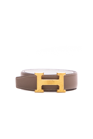 Hermes Etoupe/W Constance Belt Kit