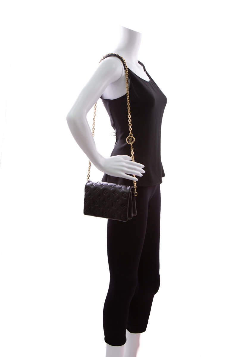 Louis Vuitton Black Pochette Coussin Bag