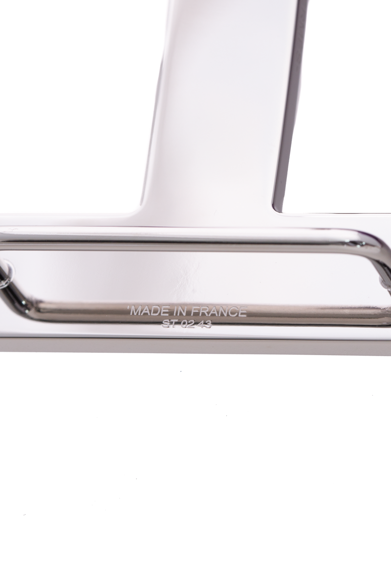 Hermes Palladium Quizz Zip Buckle