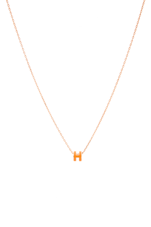 Hermes Rose/Ora Pop H Necklace