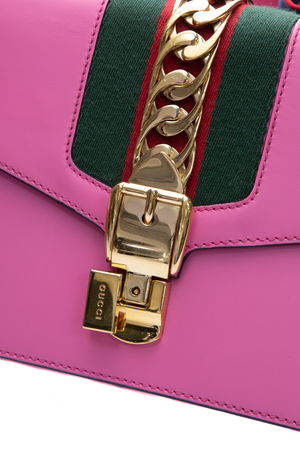 Gucci Pink Sylvie Shoulder Bag